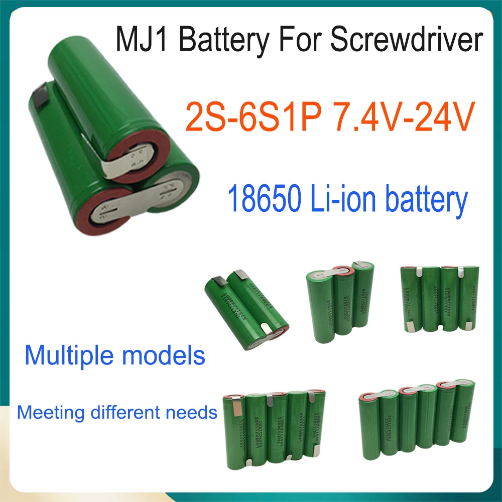 

18650 MJ1 3500mAh 20 Amps 2S 3S 4S 5S 6S/7.4V 10.8V 14.8V 18V 24V Voor Schroevendraaier Batterijen Lassen Battery