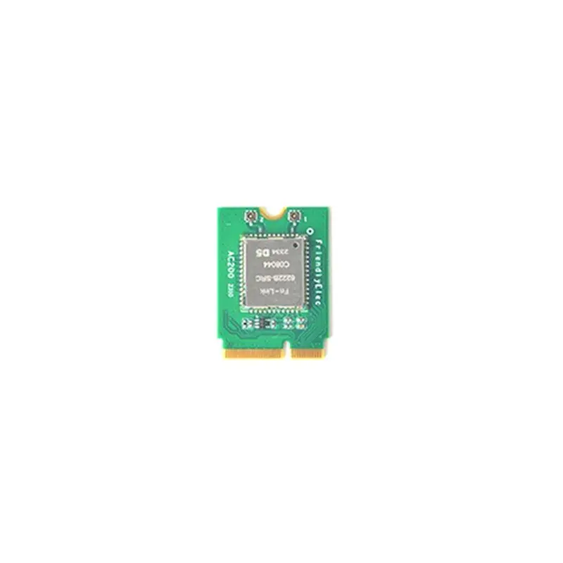 AA60 M.2 SDIO WiFi Module AC200 for R2S Plus/M5/R76S, Realtek RTL8822CS, Bluetooth V5.0, 2T2R