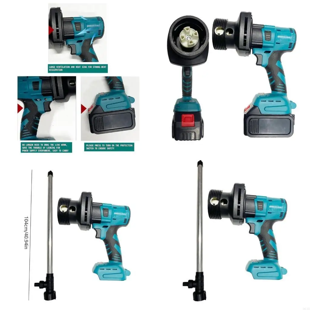 

964E Portable Brushless Lithium Oil Fuels Machine Enhances Heat Dissipation & Simple setups for Fast Oil Transfers