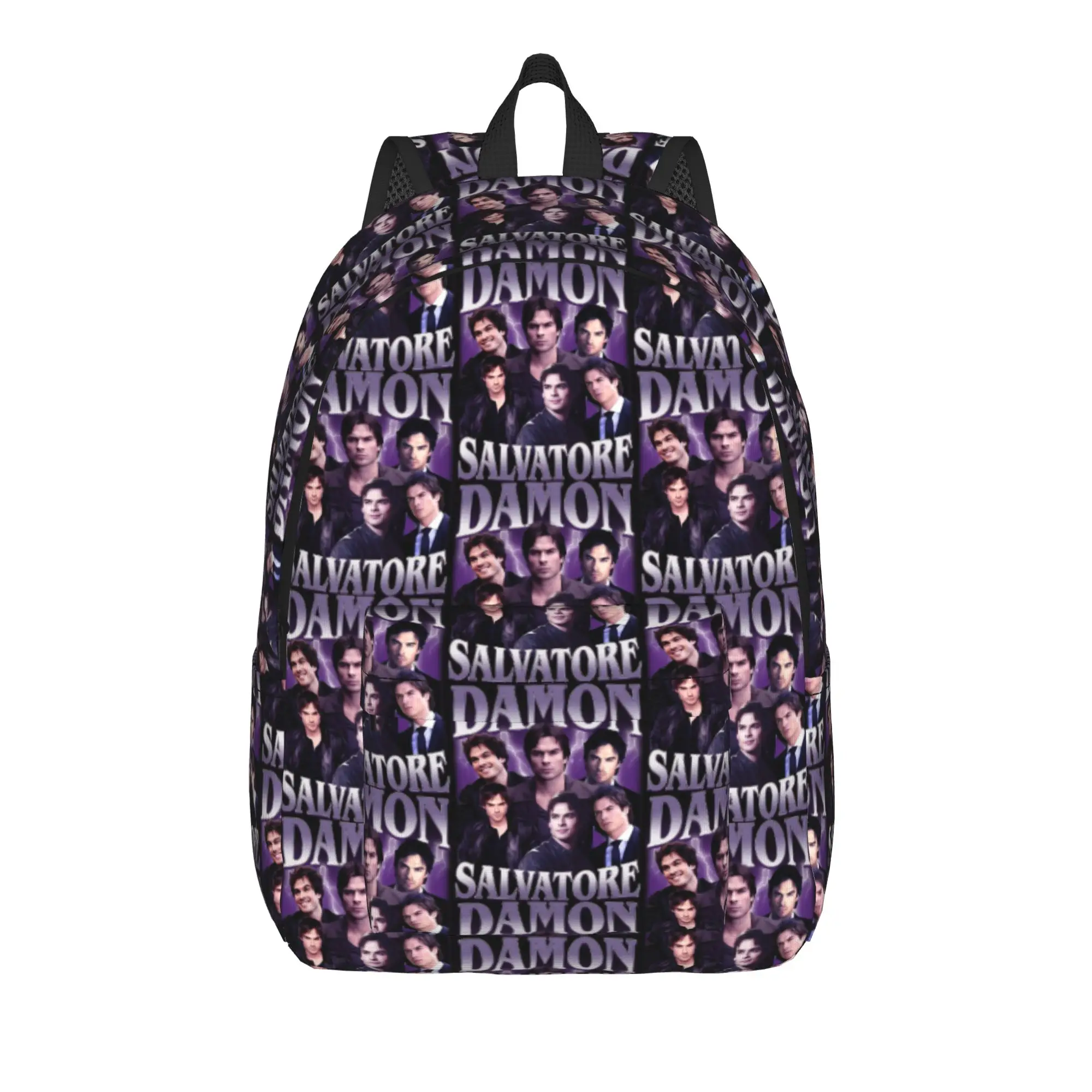 The Vampire Diaries Resuable Movie Backpack Damon Salvatore Stylish Backpacks Boy Trekking Durable School Bags Designer Rucksack