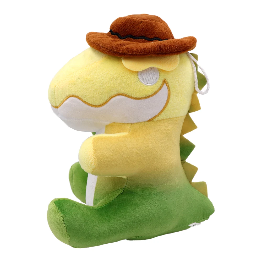Cute Dinosaur Plush Toy Stuffed Animal Soft Desk Decor Collectible Souvenir Gift for Birthday Christmas Office Ornament