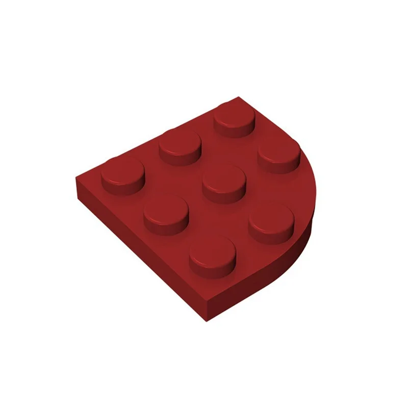 50 Stück Moc 30357 Runde Eckplatte 3x3 für Bausteine Teile DIY Lehrreiches Technik-Zubehör Geschenk Lehrreiches Spielzeug – Detail 12