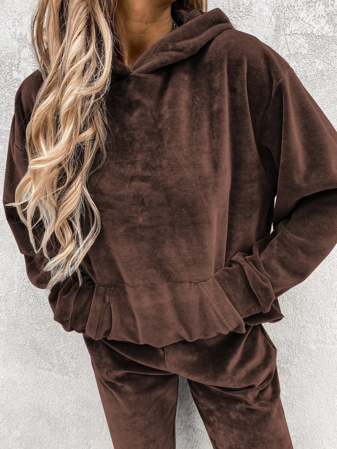 

Женские комплекты из двух предметов, комплект брюк, спортивный костюм, толстовки Y2k, осень-зима, спортивная уличная одежда с эластичной резинкой на талии, одинаковые комплекты брюк