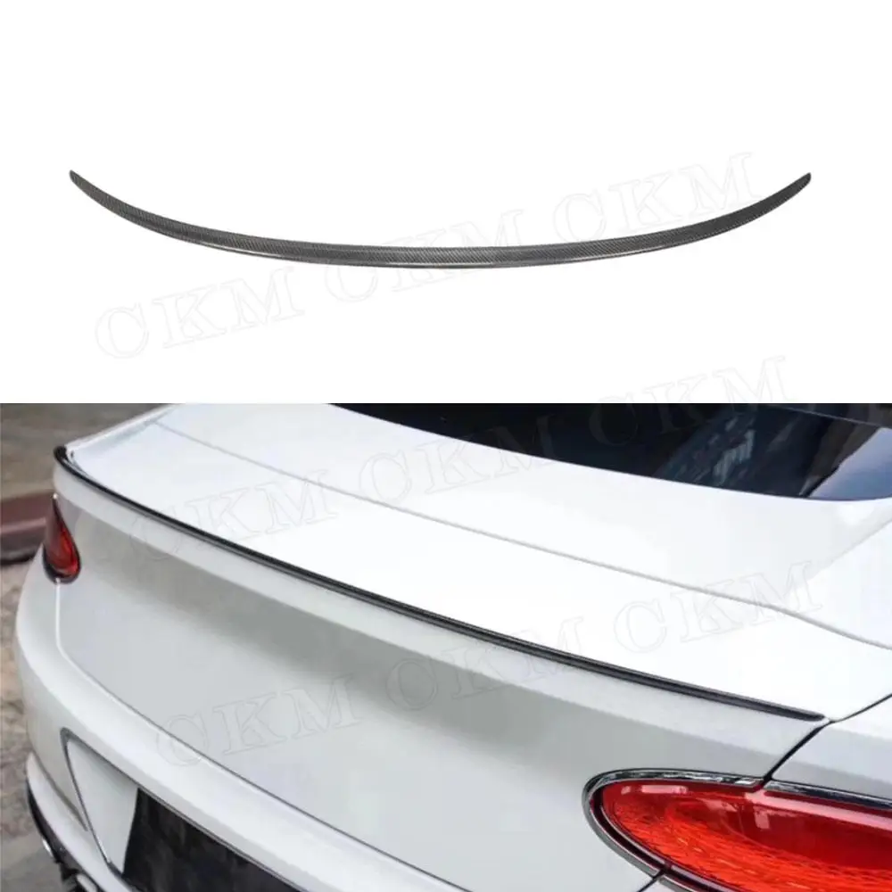 

Carbon Fiber For Bentley Continental GT W12 2018-2021 Rear Spoiler Body Kits O Style Car Duckbill Rear Trunk Wing Spoiler