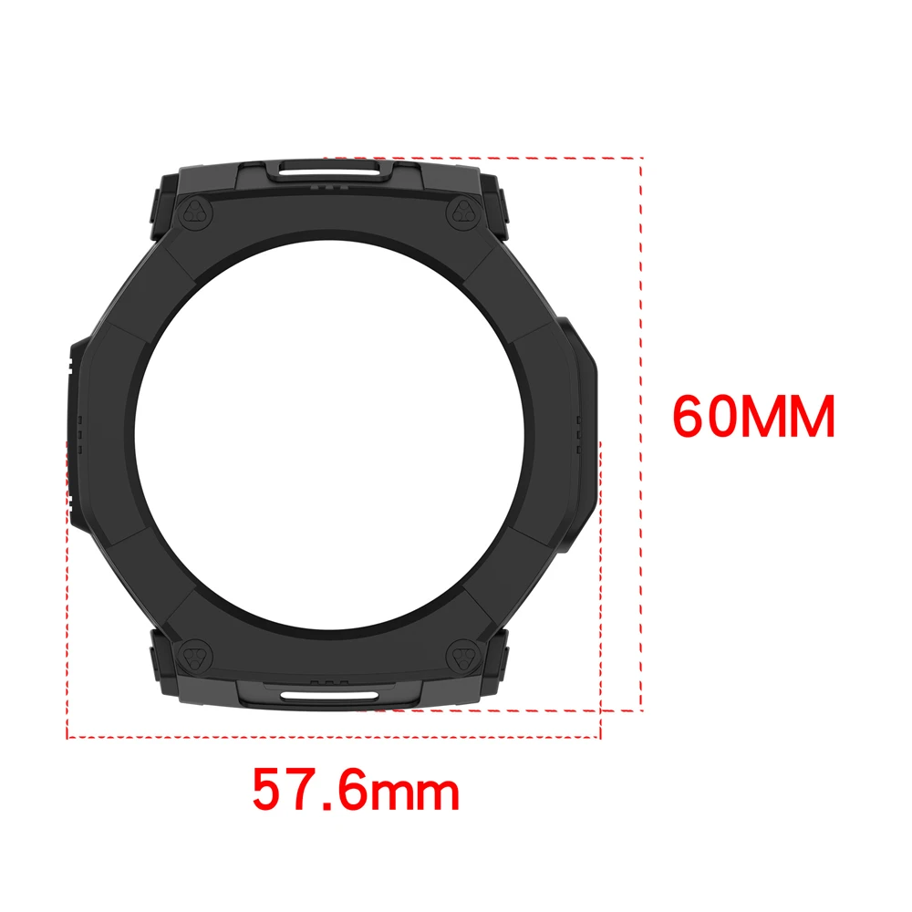 Armor Protect Cover For Amazfit T-Rex Ultra 2 Soft TPU Bumper Casing Amazfiit smartwatch accessories