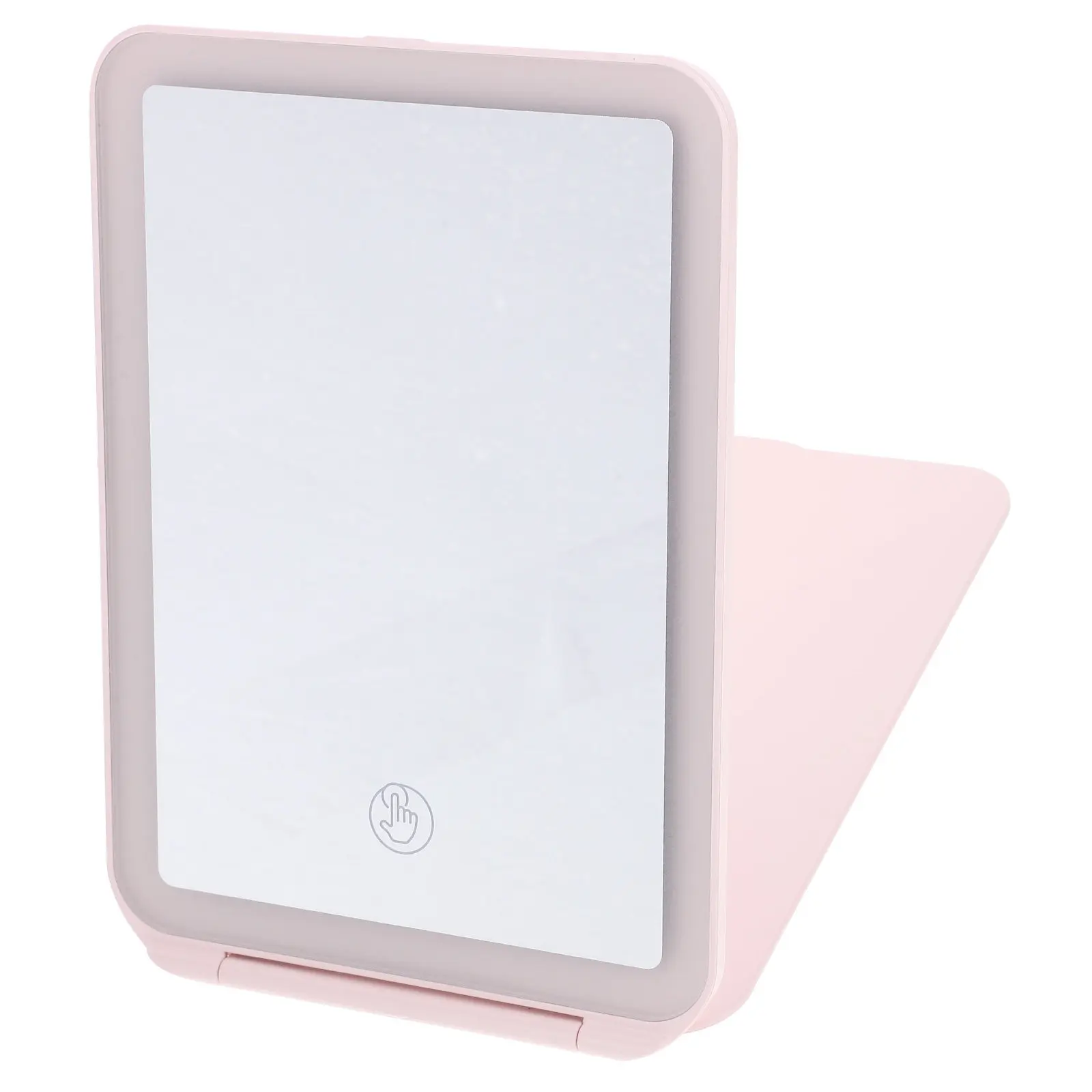 

Складное USB-зеркало для макияжа со светодиодной подсветкой для женщин, портативное настольное зеркало с подсветкой для спальни, инструмент для макияжа