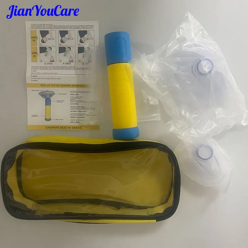 JianYouCare New Upgrade Portable Anti Choking Simple Rescue Device Emergency Life Saving Suction kits for kid Adult travel home