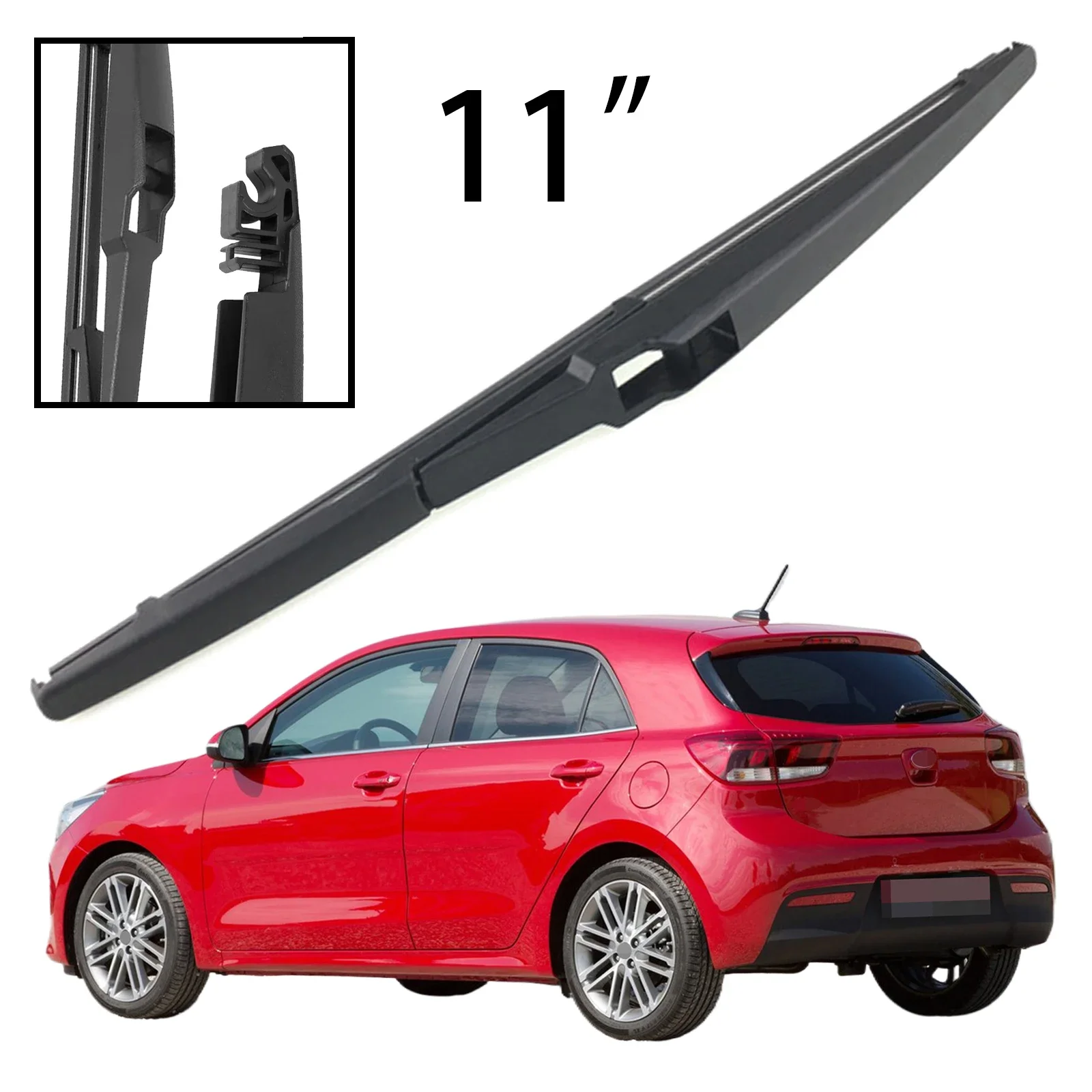 

11" Rear Windshield Windscreen Washer Wiper Blade For Kia Rio MK4 2017-2023 Car Accessories Accsesories