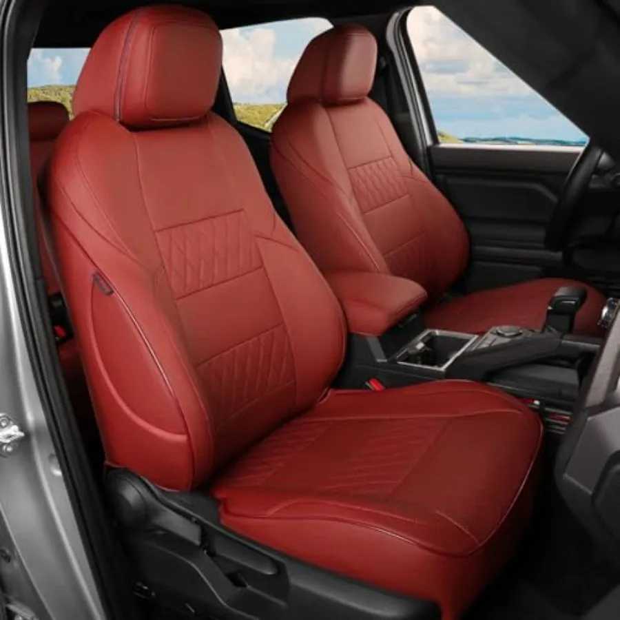 

Чехлы на сиденья для Toyota Tacoma (бензин) 2024-2026 Double Cab SRSR5 TRD Sport TRD Off-Road Limited, изготовленные на заказ