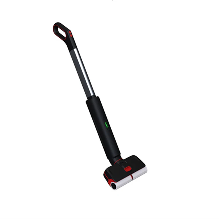 New Design Sustainable Electric Wireless Automatic Roller Floor Mop Cleaner Broom With Handle Switch