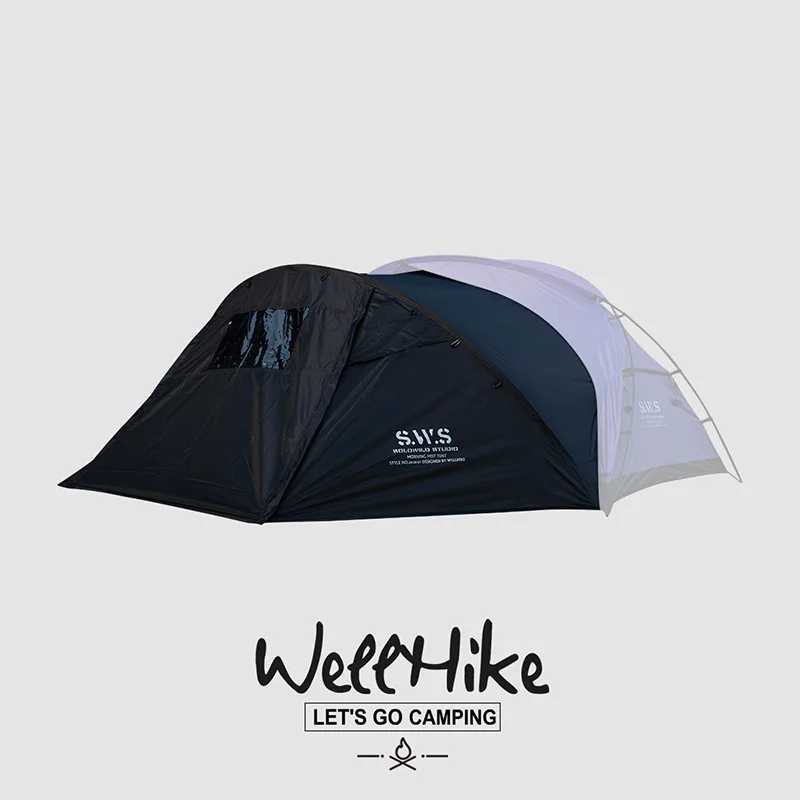 

WELLHIKE уличная палатка для кемпинга, удлинитель, навес от солнца и дождя, водонепроницаемое снаряжение для кемпинга в диком парке