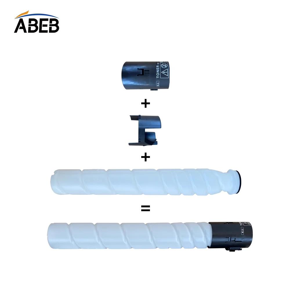 1Set/4pcs TN321 Empty Toner Bottle For Konica Minolta C224 C224e C284 C284e C364 C364e Empty Refilled Toner Cartridge Shell