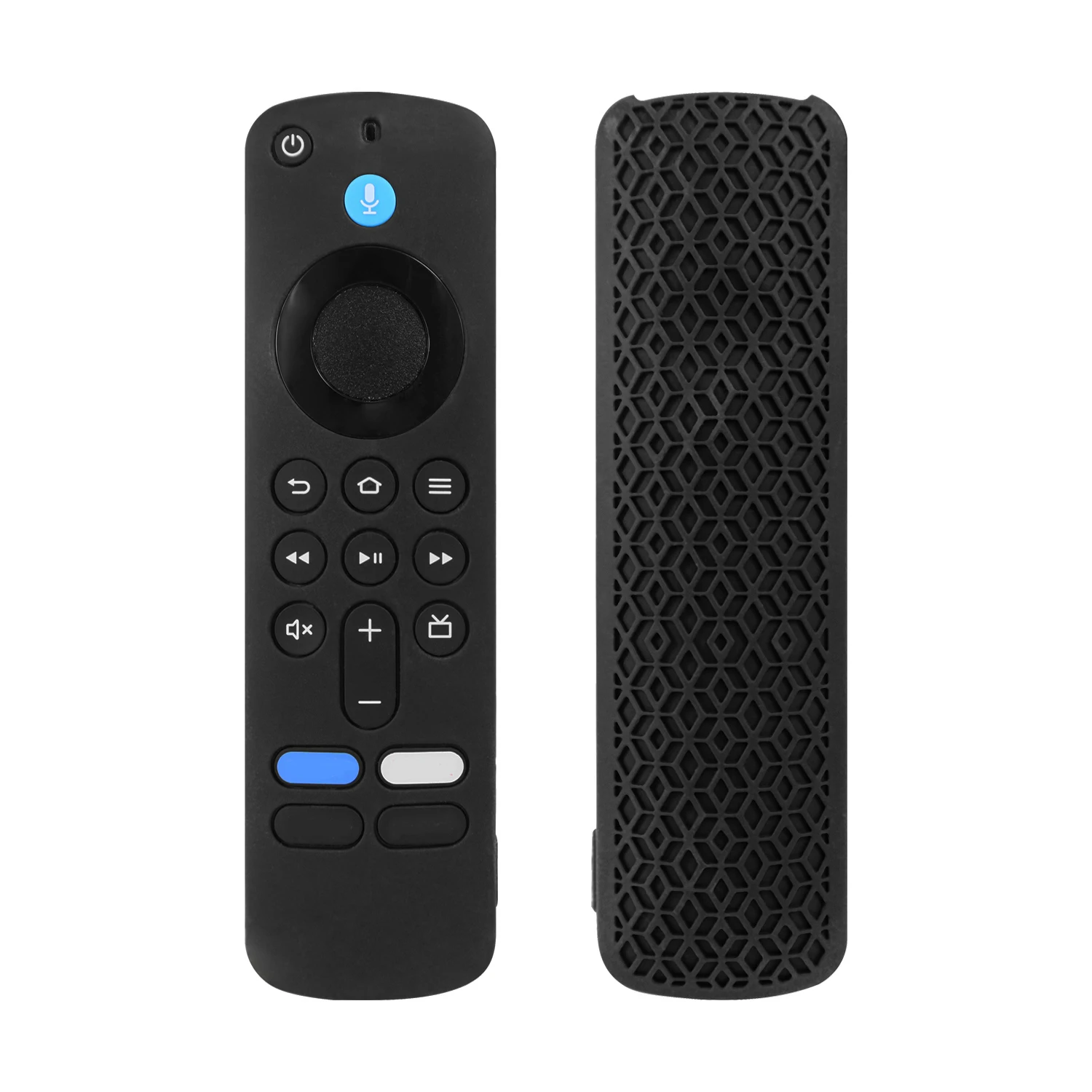 

Silicone Remote Cover Housing for Fire TV Stick 4K (2nd Gen) 2024 Shockproof Protect Sleeve Non Slip Texture Shell with Lanyard