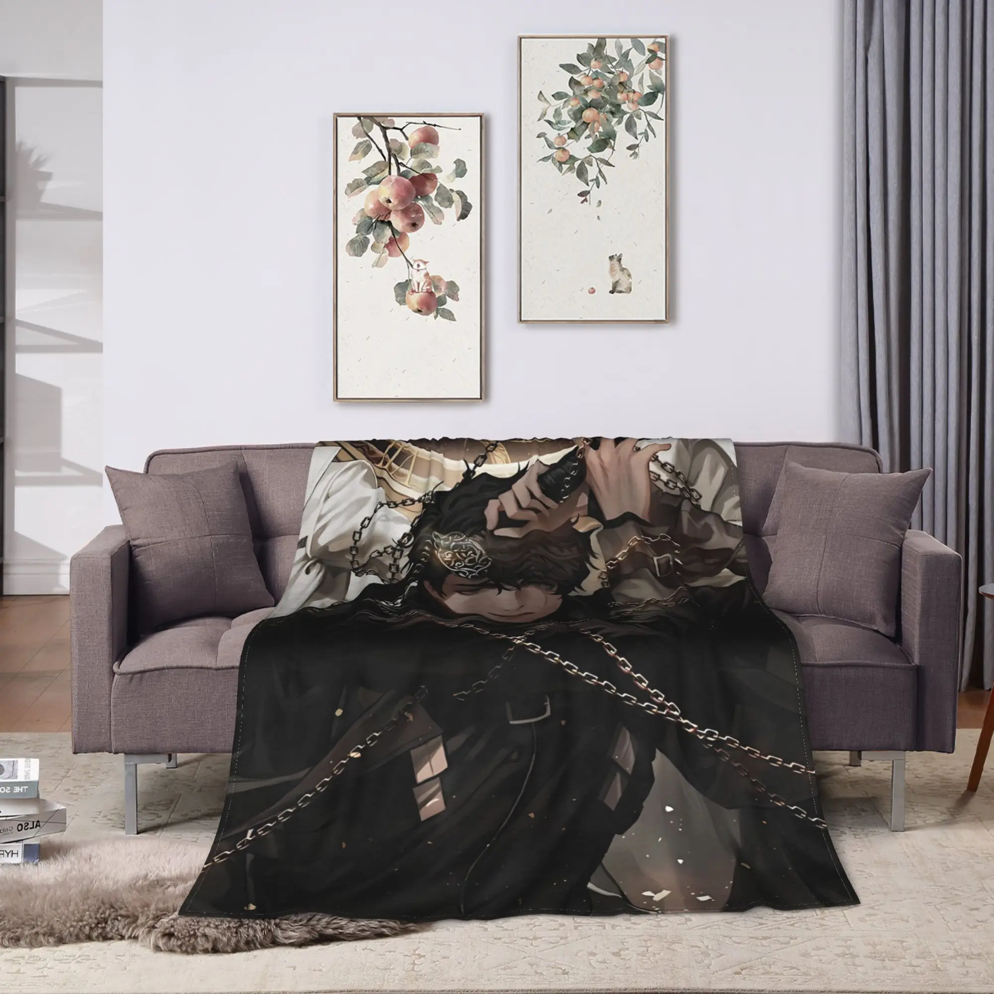 Novel Omniscient Reader Viewpoint Flannel Blanket  Super Soft Throw Blanket for Living Room Bedspread Sofa Bed Cover