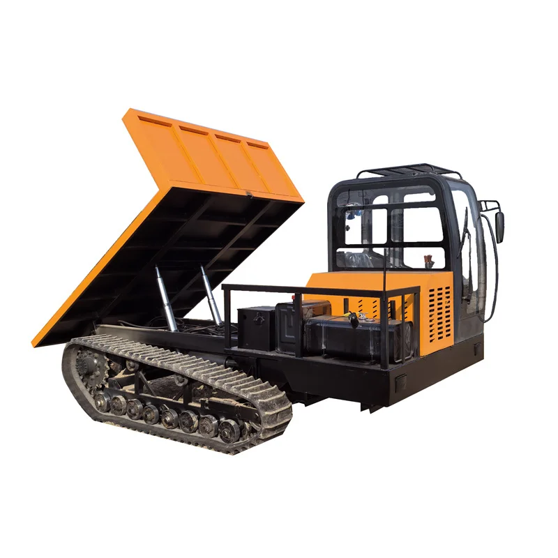 8 Ton Mini Crawler Dumper Truck Transporter With Best Price