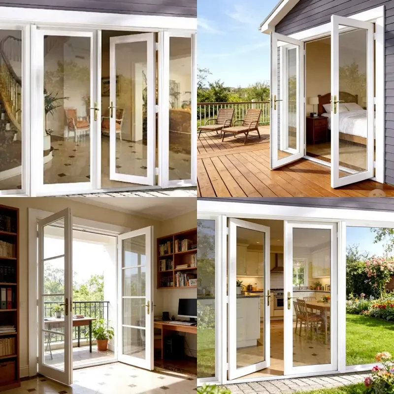 Modern UPVC Sliding Window Anti Theft French Glass Customizable Color For Bedroom Villa Main Window