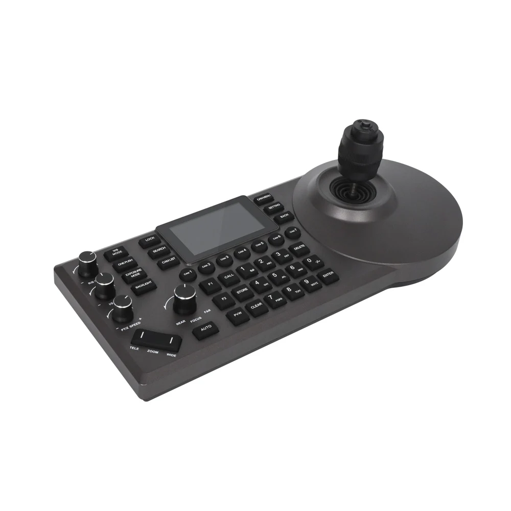 PTZ Camera Controller Pro PoE NDI IP 4D PTZ controller joystick compatible for Conference Church 3