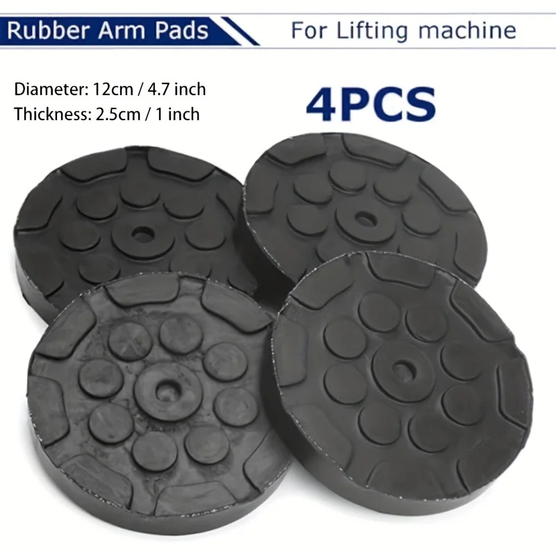 Picture 6: Black Rubber Jacking Pad For Car Lift Anti-Slip Surface Tool Rail Protector Heavy Duty For Car Lift Repair Tools