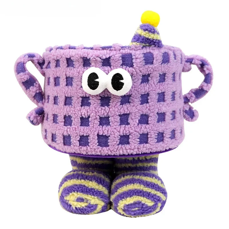 

Cartoon big feet little monster storage basket sundries snacks sorting Internet celebrity dopamine lamb wool cute sorting basket