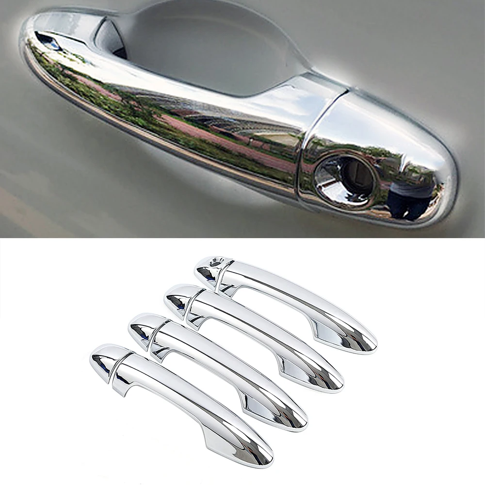 

Для Toyota RAV4 RAV 4 XA40 2013-2017 хромированная внешняя боковая дверная ручка, крышка, молдинг, рамка, рамка 2014 2015 2016