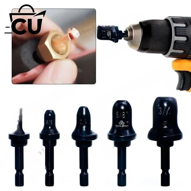 Hexagonal Handle Tube Expander 1/2 1/4 3/8 3/4 5/8 Inch Air Conditioner Conditioning Copper Swaging Spin Flaring Tools Set