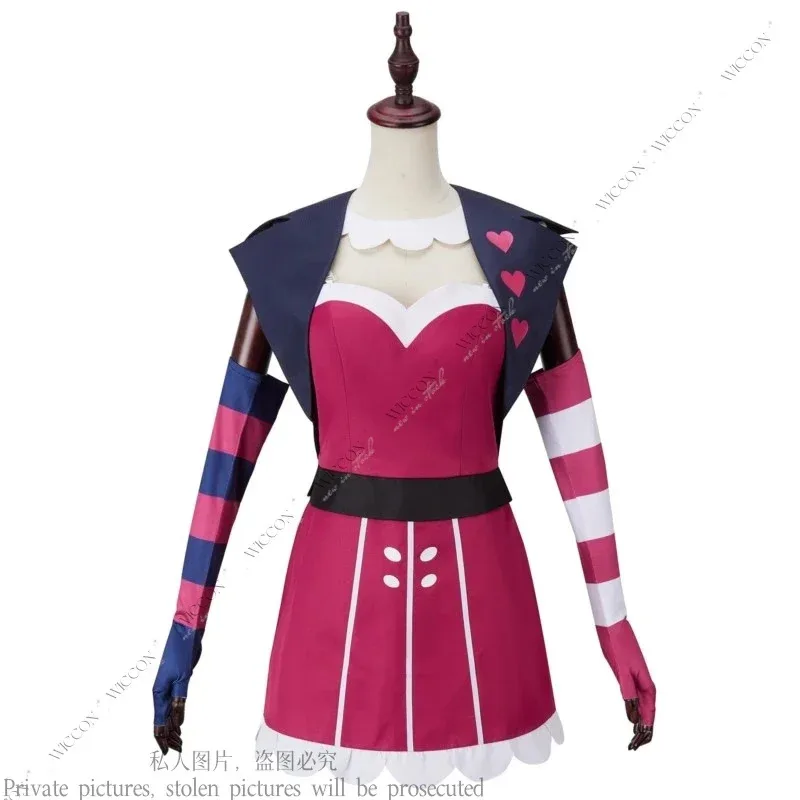 Velvette Hazbin Anime Cos Hotel Demon Lord Swimwear Bikini Cosplay Costume Pants Skirt Daily Outfit Role Play Halloween Party