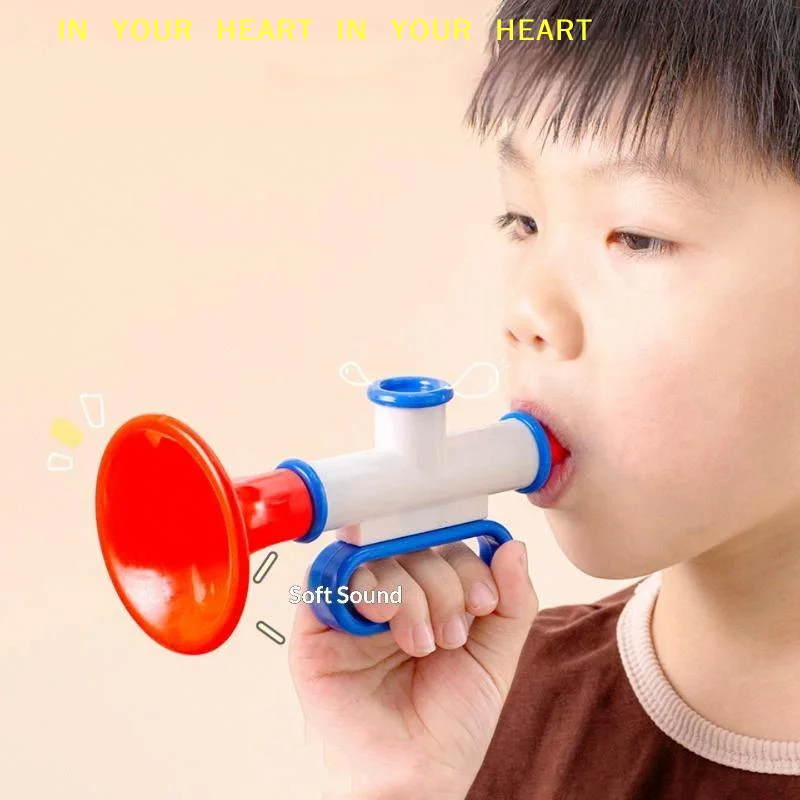 【X】Loud Sound Vuvuzela Noise Maker, 1PC Random Color Plastic Football Fan Horn for Sports Match Party Supplies