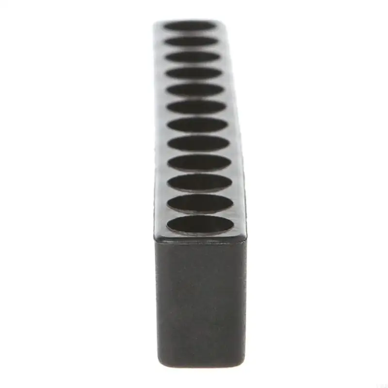 12 Holes Bit Organizers Plastic Screwdriver Bit Holder Drill Head Storage U4LB