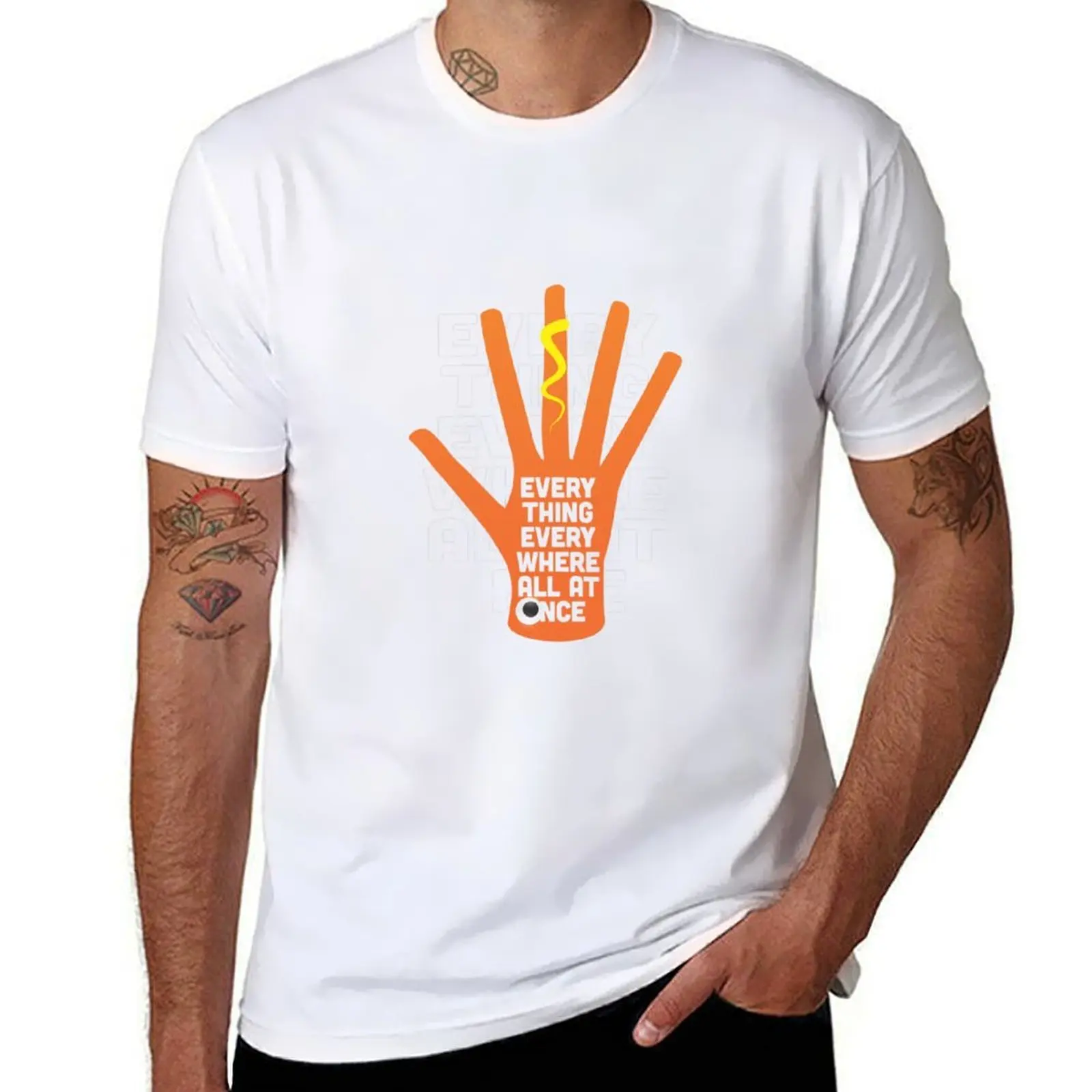 

Everything Everywhere All at Once II T-Shirt anime t shirts oversize t shirts for man pack white T-Shirt