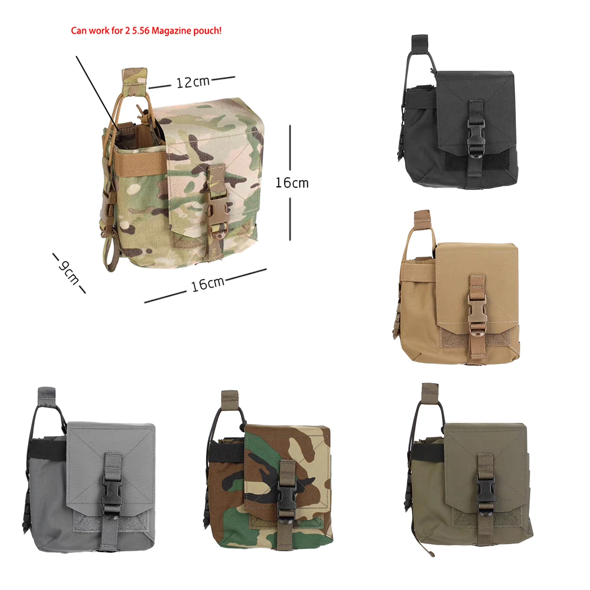 

Tactical Vest SS "Variant" Multipurpose Molle Pouch Sundries Bag Interphone Radio Pouch Smoke Bag PH68