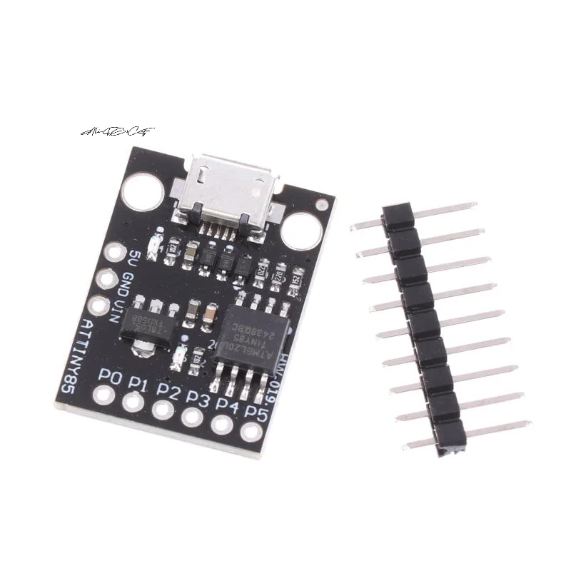 

ATTINY85 Digispark Kickstarter Микроплата разработки с TYPE-C IIC I2C USB для модуля Arduino ATTINY45, черный TINY85