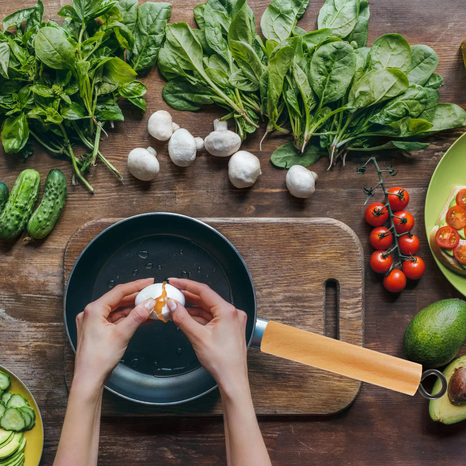 

2Pcs Premium Wooden Pot Handle Replacement Ergonomic Heat-Resistant Grip for Frying Pan Wok Saucepan Cookware Household Kitchen