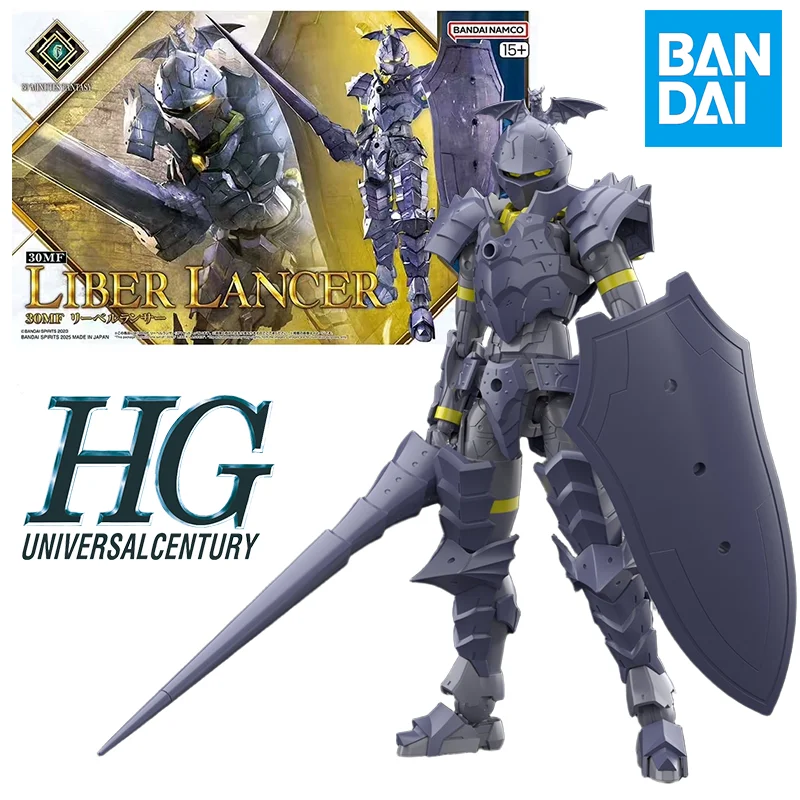 

Bandai оригинальный комплект модели Gundam, аниме-фигурка 30MF LIBER LANCER, коллекция экшн-фигурок, игрушки, подарки для детей