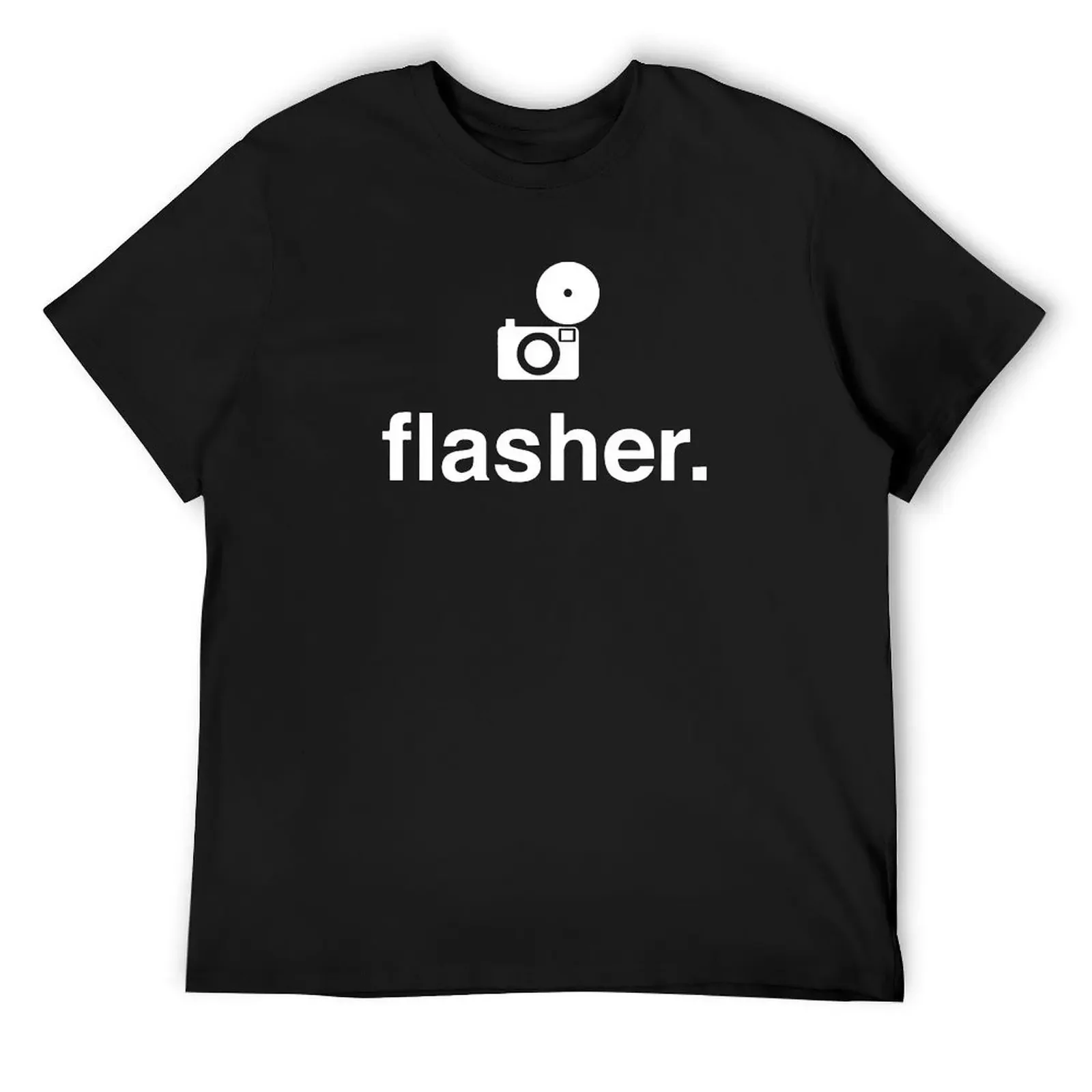 Flasher Photography T-Shirt man clothes basketball graphic tees sublime workout shirts for men