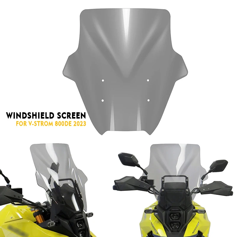 Windshield For Suzuki VStrom 800DE V-STROM 800 DE 2023 Motorcycle Windscreen Wind Shield Screen Deflector Spoiler Protector