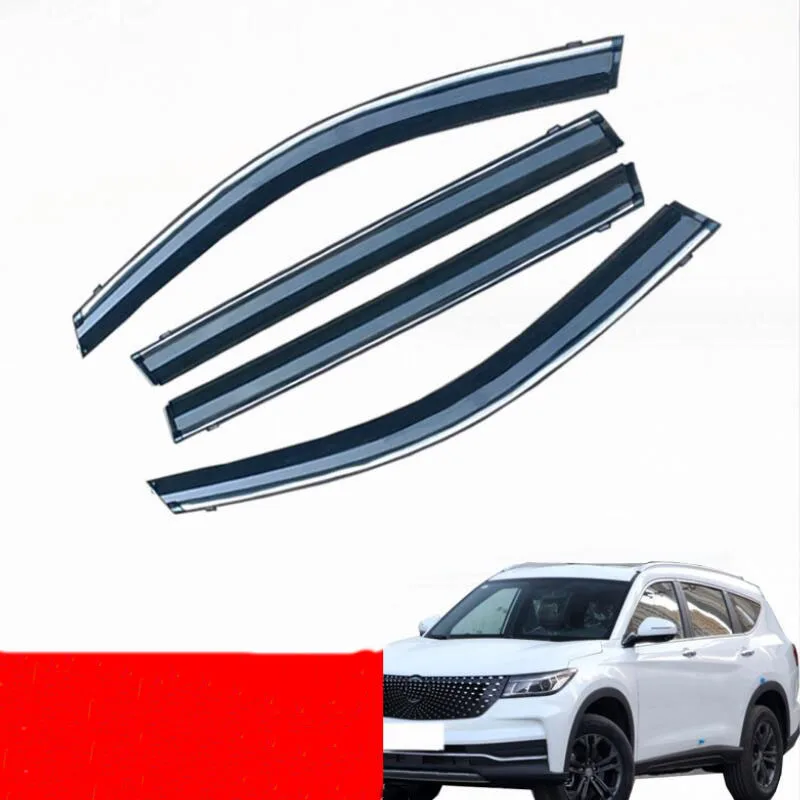 Side Window Deflector Weather Shield Window Visor Rain Eyebrow Shelter For Dongfeng Fencon Glory IX5 IX7