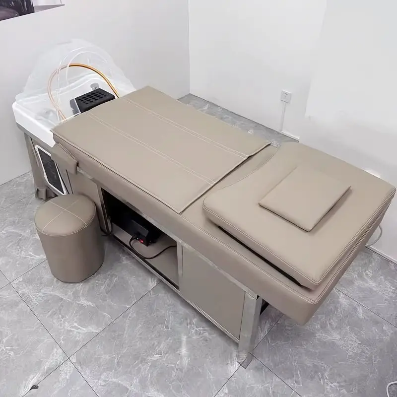 سرير شامبو للتدليك الكهربائي، سرير علاج احترافي لصالونات التجميل