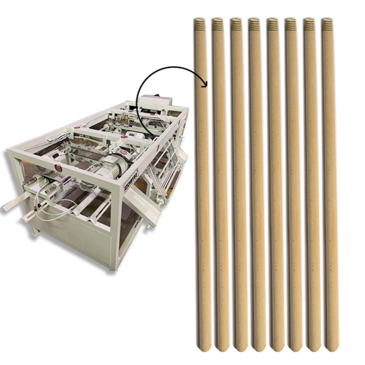 

Fully Automatic Round Wood Stick Thread Processing Production Line