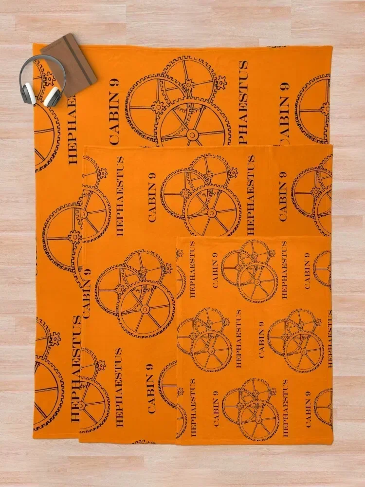 Camp Halfblood - Hephaestus Cabin Throw Blanket Cienkie owłosione koce na łóżko