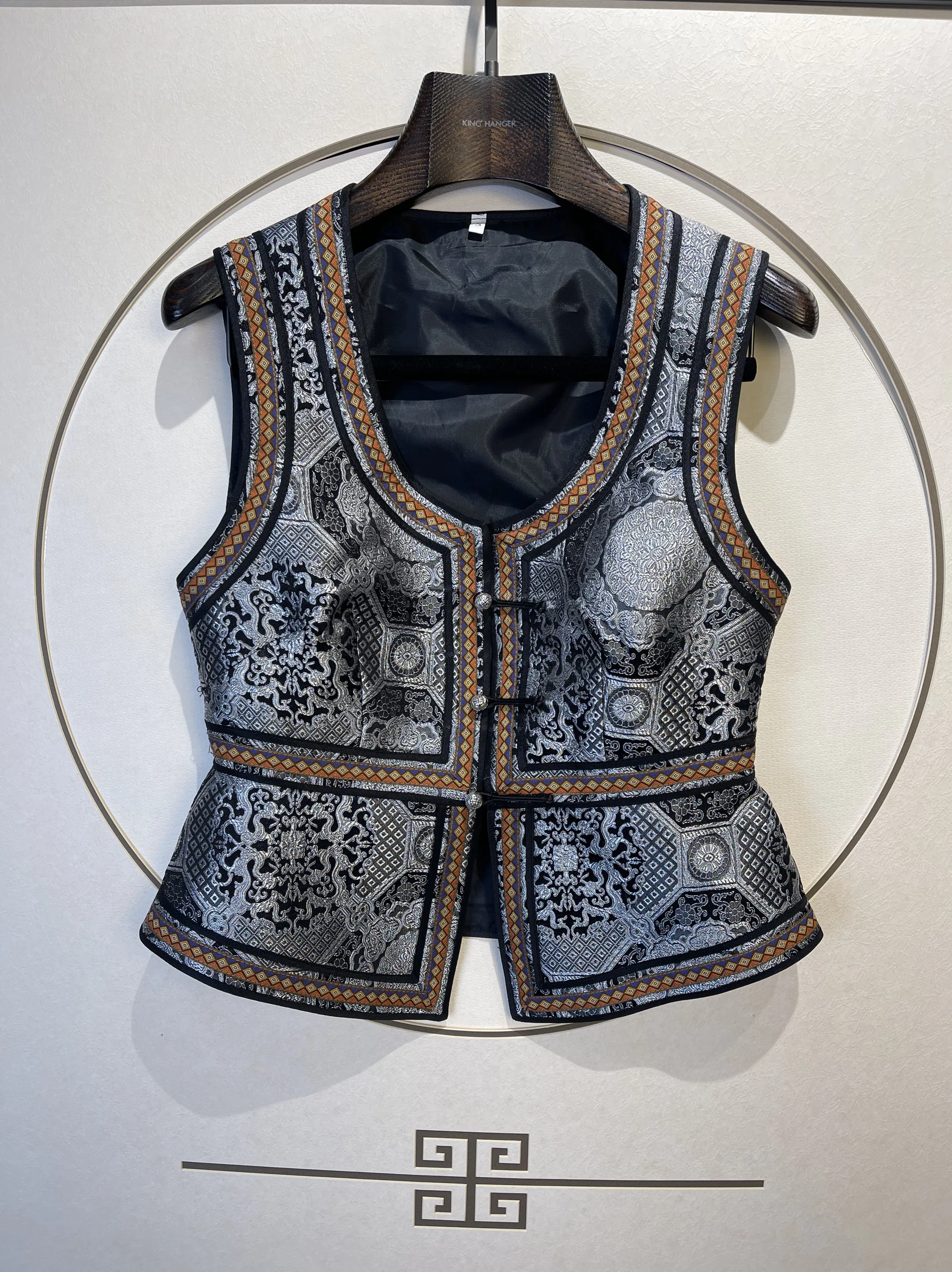 

Ladies' Vest Mongolian Special Waistcoat Women's U-Collar Short Coat Store Manager Recommend