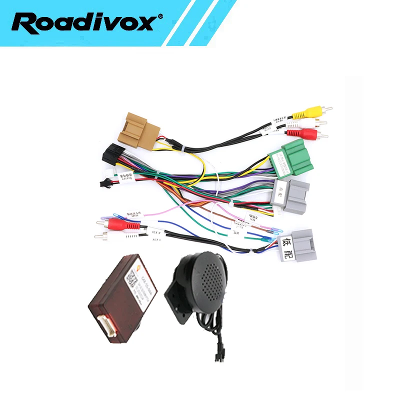 

Автомобильный радиоприемник, жгут проводов, адаптер питания Canbus для Chevrolet Trax Onix CruzeTracker Encore, 16-контактный Android стерео кабельный разъем