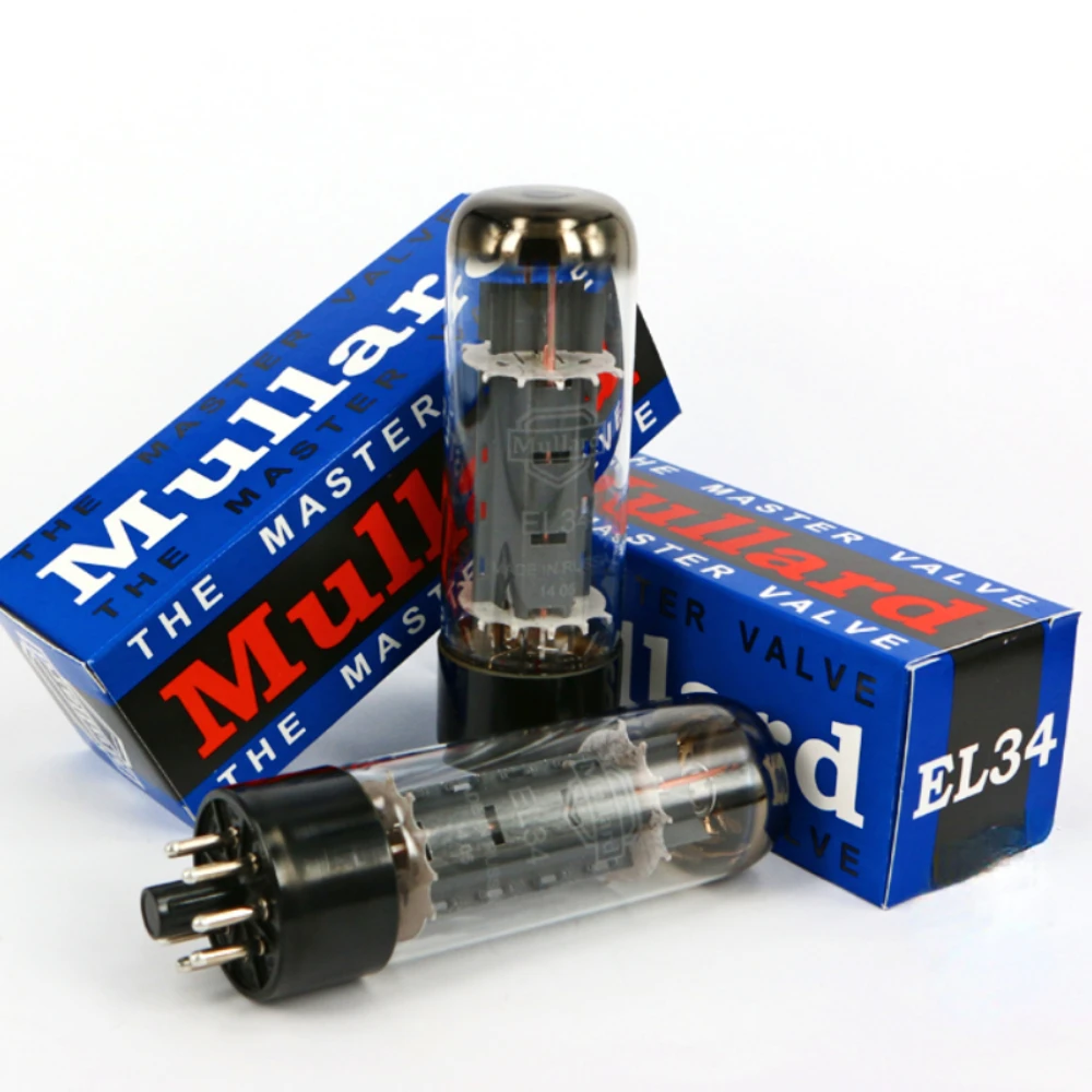 Mullard EL34 Vacuum Tube HIFI Audio Valve Replaces 6CA7 KT77 KT90 5881 6P3P KT66 Tube Amplifier Kit Diy Matched Quad