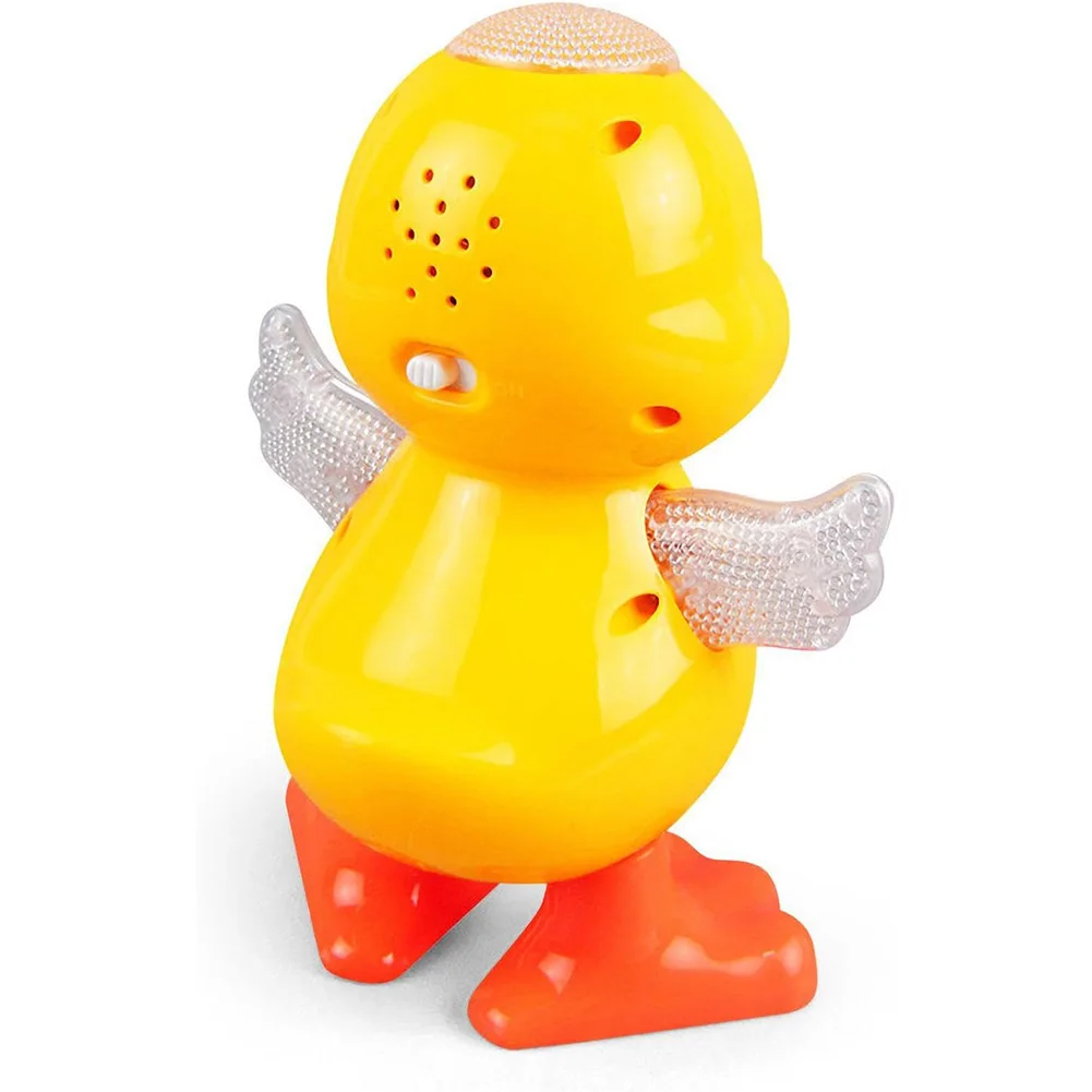 Pato de dança elétrica com música e luzes brinquedo educativo precoce bebê brinquedo de pato musical bonito dos desenhos animados animais crianças presentes