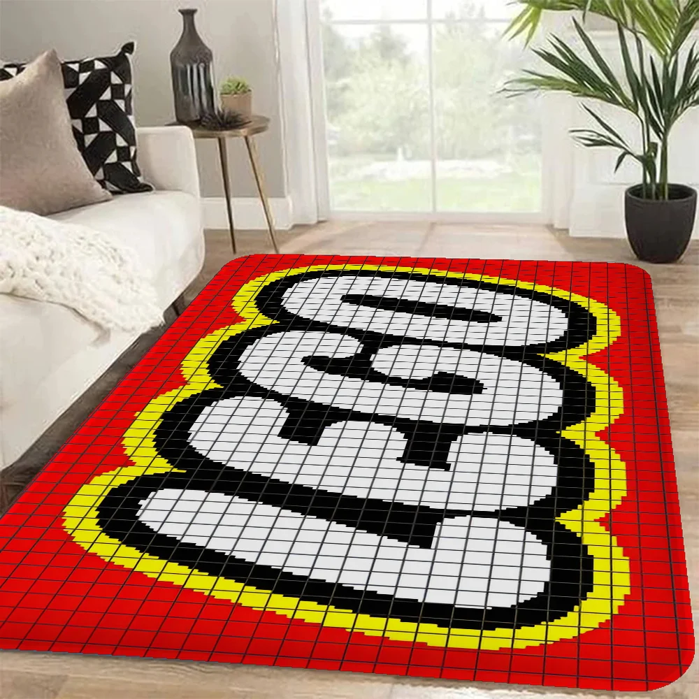 L-LEGOS Game Floor Mat Long Rugs Nordic Style Home Doormat Bathroom-Toilet Mats Bedroom Modern Home Decor