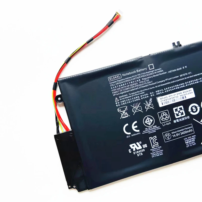 Imagem -03 - Bateria Original do Portátil de Csmhy 52wh El04xl para hp Envy Invy Touchsmart Hstnn-ib3r Ub3r Tpn-c102 681949001 681879171