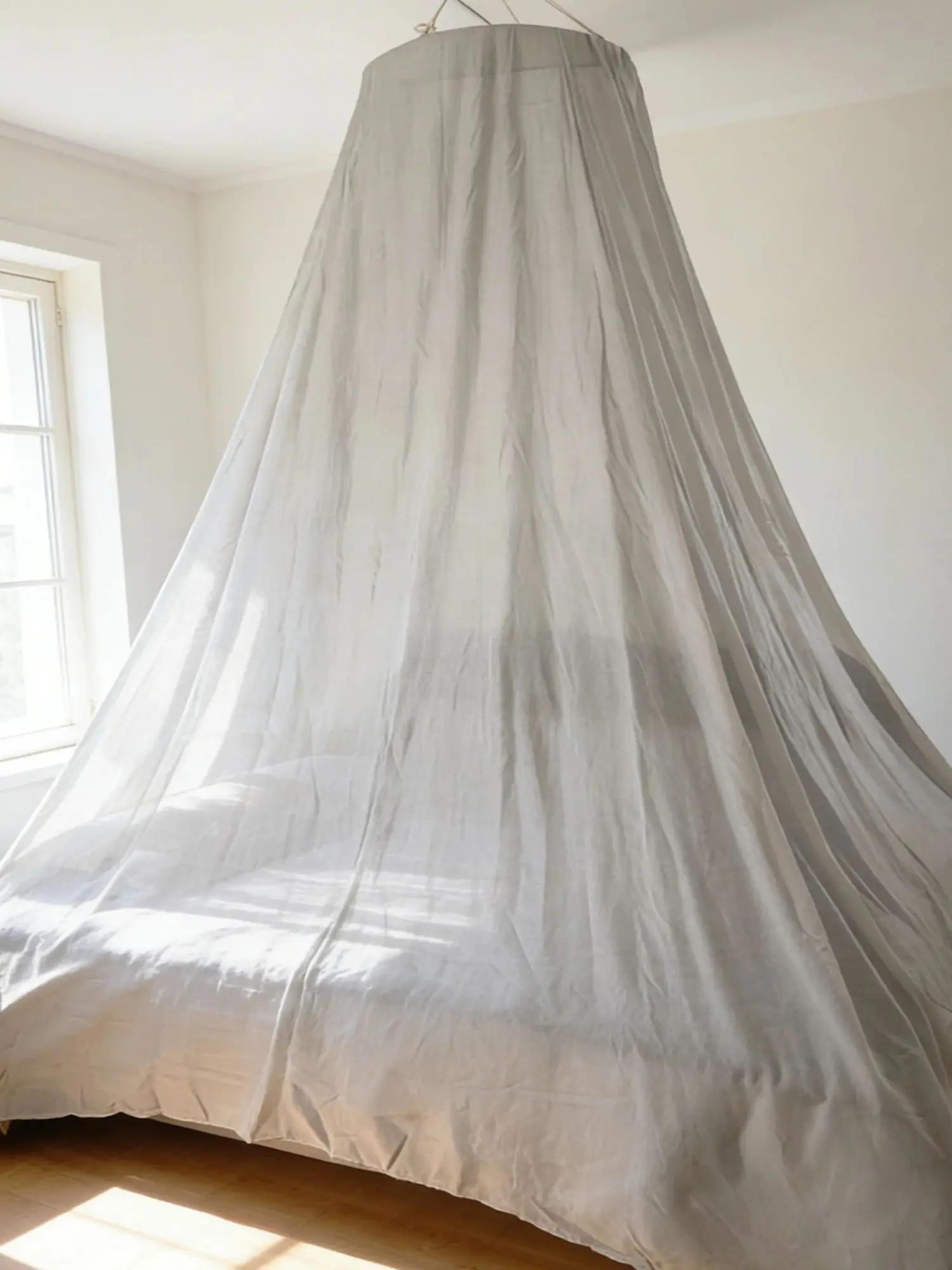 Circular EMF Shielded Canopy Mosquito Net