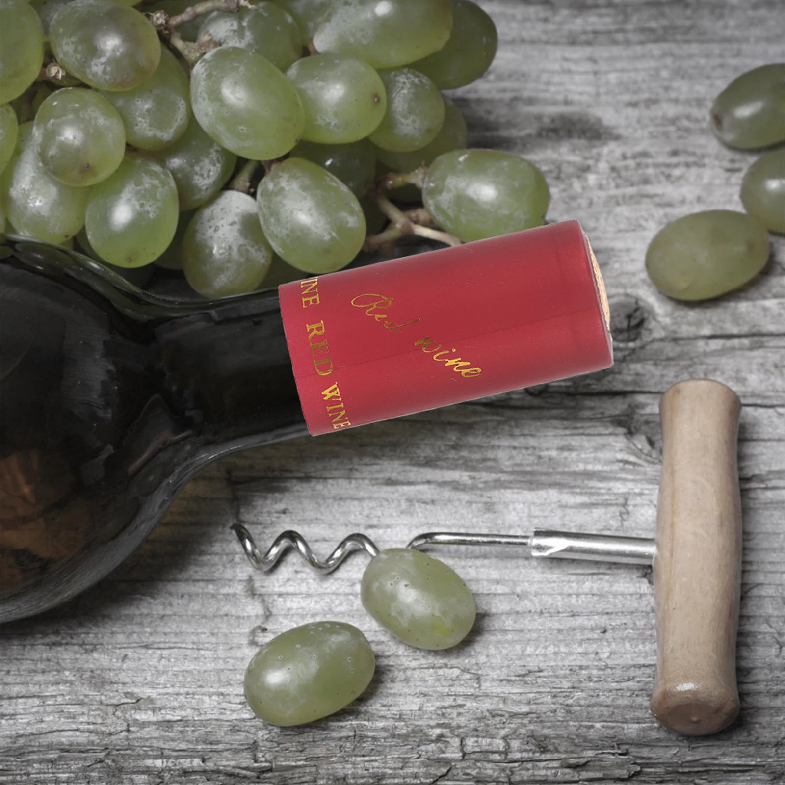 

100 Pcs Heat Shrink Red Wine Bottle Sealing Film Capsules Pvc Stoppers for Bottles Vacuum