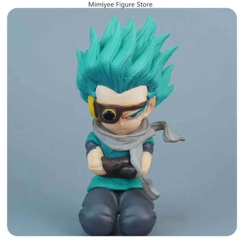 9cm Dragon Ball Saiyan Goku Granola Vegeta Bestia Gohan Linda Ver Sentado Posa Anime Figura Modelo Estatua