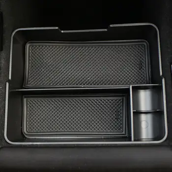 適用於特斯拉 Model Y 3 2020-2023 左舵車型的手套箱分隔板整理器隔板儲物架手套箱收納盒汽車配件 10 最佳銷售 2020款特斯拉Model 3配件 - №4