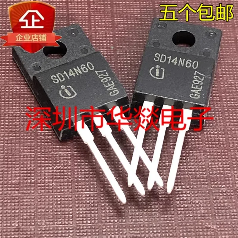 5PCS/  SD14N60  TO-220F 600V 14A  Brand New In Stock, Can Be Purchased Directly From Shenzhen Huayi Electronics